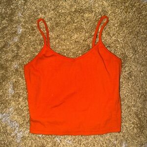 SHEIN Vibrant Orange Camisole Top